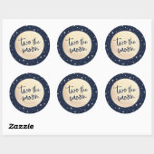 Twee moon Birthday Party Stickers for Favors (Vel)