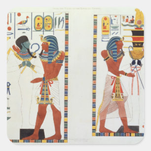 Twee moorden van de Tombs of the Kings of Thebes, Vierkante Sticker