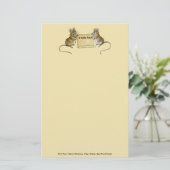 Twee muizen met perkament - briefpapier (Staand voorkant)