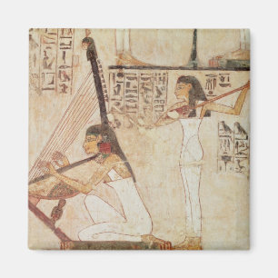 Twee muzikanten van de Tomb van Rekhmire Magneet