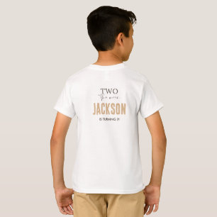 Twee naar de Maan Moderne Ruimte 2e Verjaardag D T-shirt