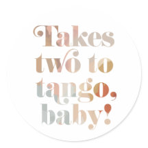 Twee naar Tango Sticker