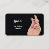 Twee namen Manicure Premium Visitekaartje (Voorkant)