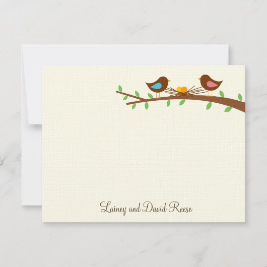 Twee nieuwe eitjes flat bedankt (Voorkant)