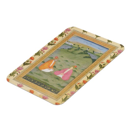 Twee nobels in een landschap, van Kleine C zitten Magneet (Linkerzijde)