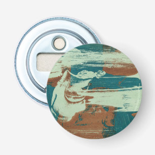 Twee noordwaarts button flesopener