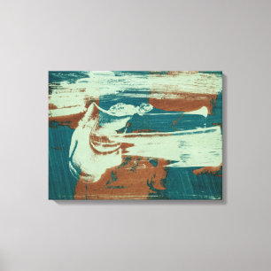 Twee noordwaarts canvas afdruk