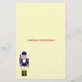 Twee Notenkraker Soldaten Kerst Briefpapier (Achterkant)