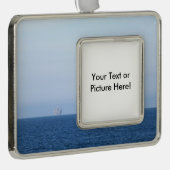 Twee olierijgen verzilverd kader ornament (Rechts)