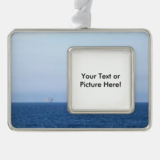 Twee olierijgen verzilverd kader ornament (Voorkant)