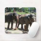 Twee Olifanten Muismat (Met muis)