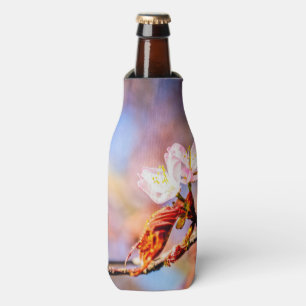 Twee ongelofelijke Sakura bloemen. Roze, Blauwe ac Flesjeskoeler
