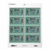 TWEE Opslaan als TICKET Etiket (Full Sheet)