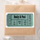 TWEE Opslaan als TICKET Etiket (Insitu)