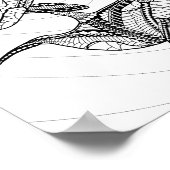 Twee Orcas Adult Coloring Poster (Hoek)