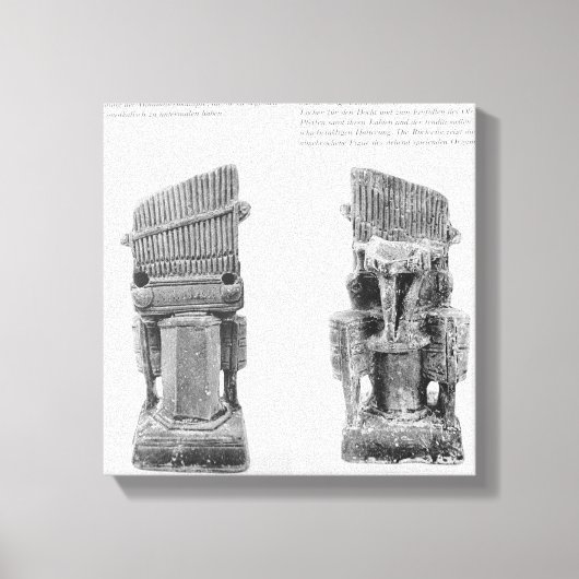 Twee organen canvas afdruk (Voorkant)