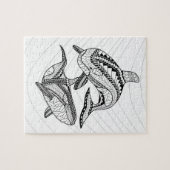 Twee Orka's Volwassen Kleurpuzzel Legpuzzel (Horizontaal)