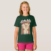 Twee otters t-shirt (Voorkant volledig)