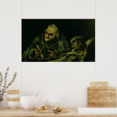 Twee oude Mannen die eten Poster (Keuken)