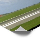 Twee P51-mosterdschappen vliegen door._WWII-vliegt Poster (Hoek)