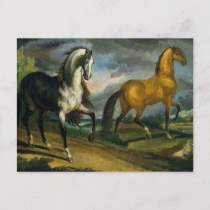Twee Paard 1808 Briefkaart