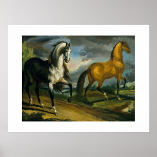 Twee paarden 1808 poster