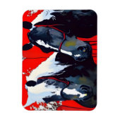 Twee paarden magneet (Verticaal)