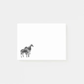 Twee paarden post-it® notes (Voorkant)
