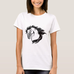 Twee paarden t-shirt
