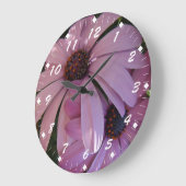 Twee Paarse Daisies Grote Klok (Hoek)