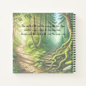 Twee paden & prijsopgave notitieboek (Achterkant)