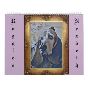 Twee pagina LargeCalendar, wit Kalender