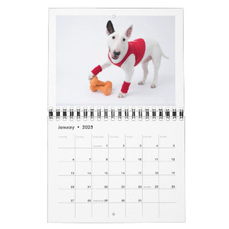 Twee pagina MediumCalendar, Wit Kalender