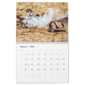 Twee pagina MediumCalendar, Wit Kalender (Feb 2026)