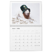 Twee pagina MediumCalendar, Wit Kalender (Mar 2026)