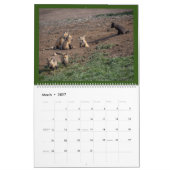Twee pagina MediumCalendar, Wit Kalender (Mar 2027)