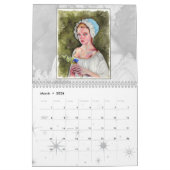 Twee pagina MediumCalendar, Wit Kalender (Mar 2026)