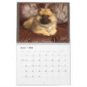 Twee pagina MediumCalendar, Wit Kalender (Mar 2026)