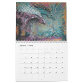 Twee pagina MediumCalendar, Wit Kalender (Jan 2026)