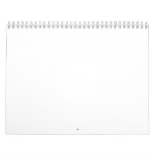Twee pagina MediumCalendar, Wit Kalender