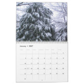 Twee pagina MediumCalendar, Wit Kalender (Jan 2027)
