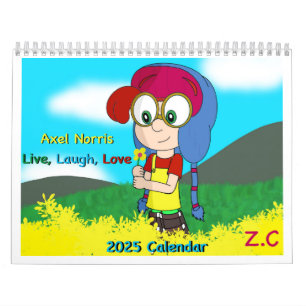 Twee pagina MediumCalendar, Wit Kalender