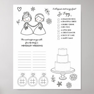 Twee pagina met activiteiten voor wereldwijde wedd poster