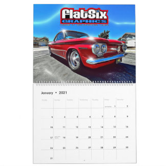Twee pagina's grote corvair agenda kalender