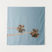 Twee palmbomen wandkleed (Voorkant (horizontaal))