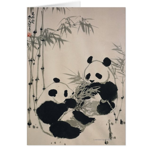 Twee Pandas (Voorkant)
