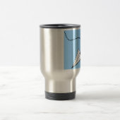 Twee papieren vliegtuigen reisbeker (Center)