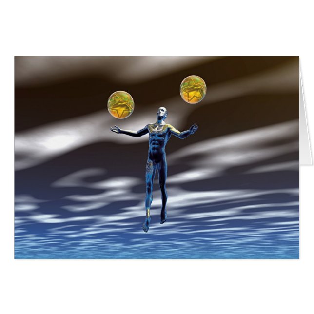 Twee Pentacles (Voorkant Horizontaal)