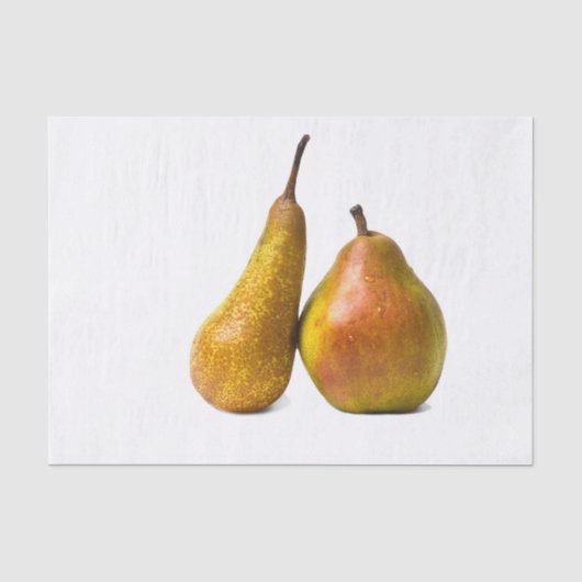 Twee peren tissuepapier (Voorkant)