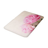 Twee pinda's roze badmat (Gekanteld)